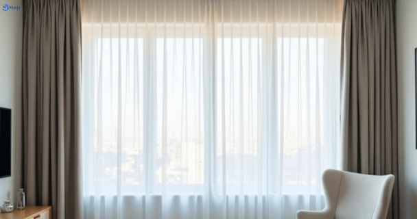 Restored vibrant drapes in bridges QLD after Matty Curtain Cleaning